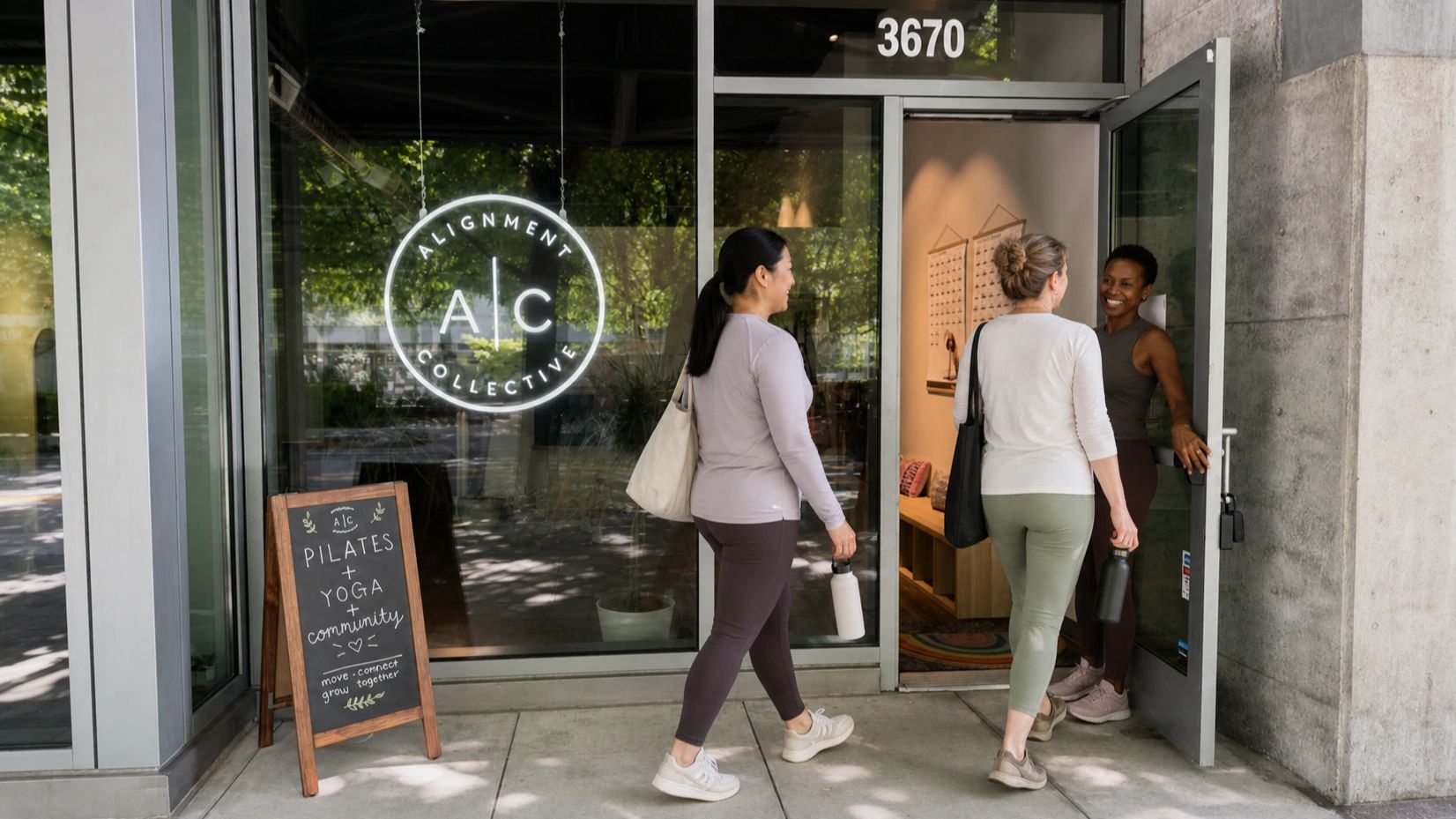 Mind Body Align PDX studio entrance